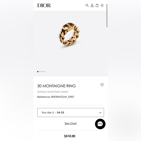 Dior 30 Montaigne Ring - Picture 7 of 8